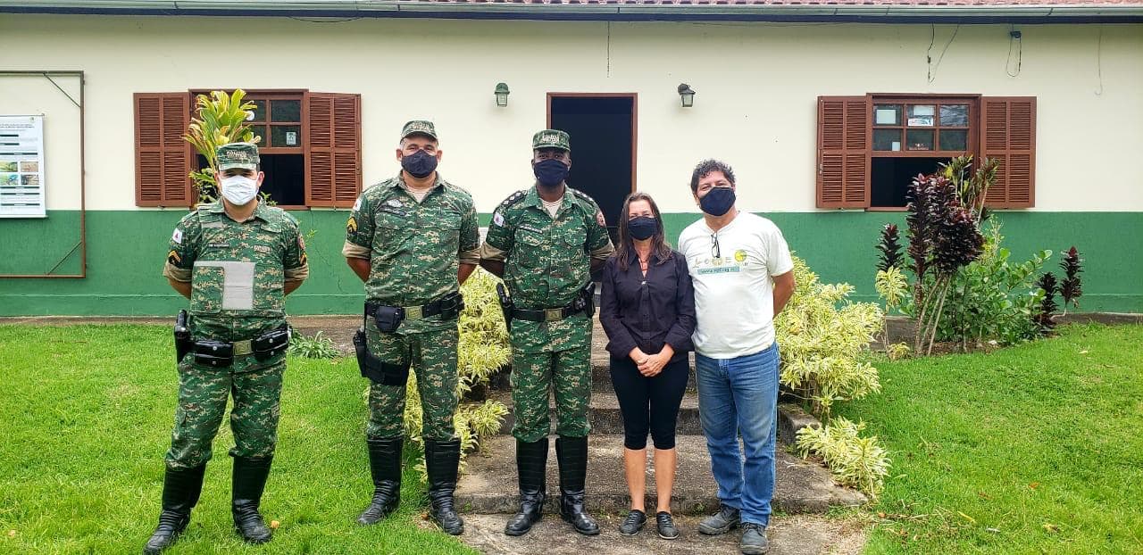 AMAJF recebe visita do Comandante da 4a Cia de Polícia Ambiental