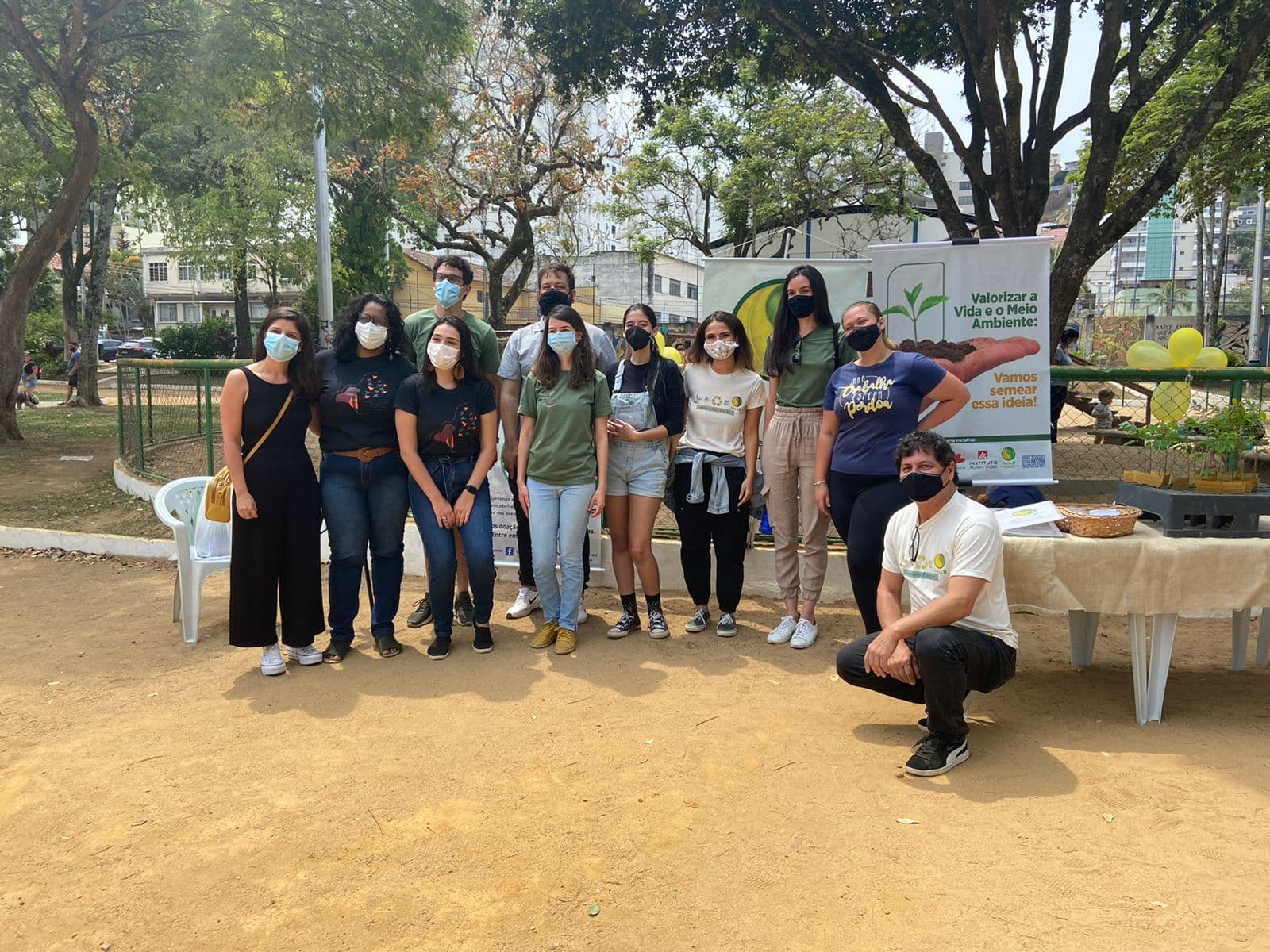 Evento na Praça do Bom Pastor em comemoração a Semana da Árvore
