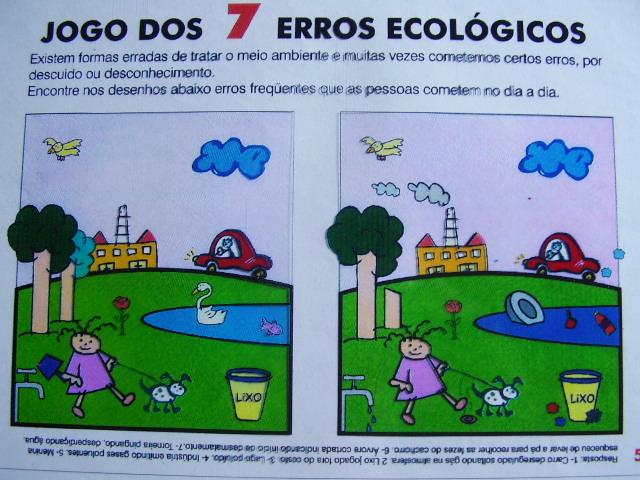 Educação, Saúde e Meio Ambiente: PRAIA (JOGO DOS 7 ERROS)